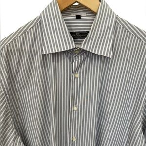 Ferragamo Striped Button Down